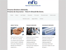 Tablet Screenshot of nfcsa.com.au